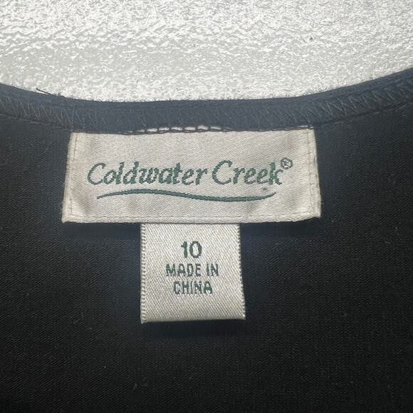 Coldwater Creek Color Block Women's Aztec Print Dress Size 10 Line Cotton Blend - Picture 2 of 13